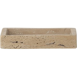 Bloomingville Travertine dienblad Majsa naturel 15cm