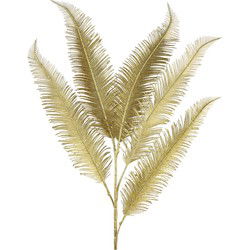 Countryfield kunsttak Varen - goud - 82 cm - kunststof - Kunstbloemen