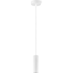 Moderne Hanglamp Saga - Wit - 10/10/120cm - hanglamp gemaakt van Metaal - geschikt voor E27 LED lichtbron - Pendellamp geschikt voor woonkamer, slaapkamer, keuken