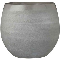 Mica Decorations douro ronde bloempot lichtgrijs maat in cm: 23 x 26