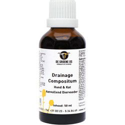 DE GROENE OS DRAINAGE COMPOSITUM HOND / KAT 50 ML