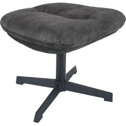 Hocker Dorus Adore Velvet - Dark Grey 10