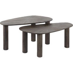 Salontafel - Organisch - Set Van 2 - Teakhout - Maya