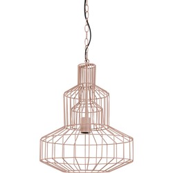 Light&living Hanglamp Ø40x47 cm FYNN licht roze