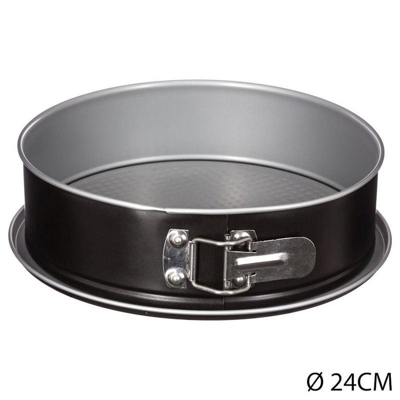 Decopatent® Springvorm Bakvorm - Ø24 Cm ROND - Metaal - Ronde Bakvorm - Cakevorm - Taartvorm - 