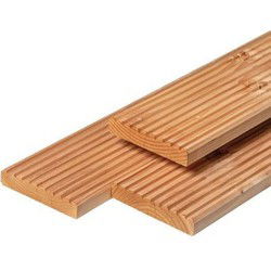 Vlonderplank onbehandeld 2,4 x 13,8 x 400 cm