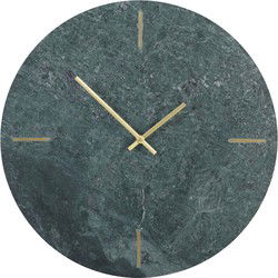 Light&living Klok Ø43x2 cm DALUCA groen marmer