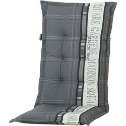 Kissen mona niedrig garden grey (4 stuks)