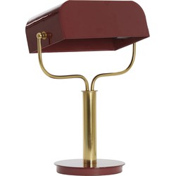 Light&living Tafellamp 37x14x43 cm AYER glanzend bordeaux+goud