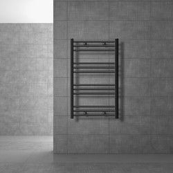 Badkamerradiator Sahara 600x800 mm antraciet recht met zijaansluiting