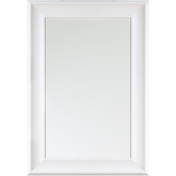 LUNEL S - Wandspiegel - Wit  - Synthetisch materiaal