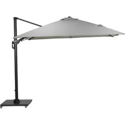 Hawaii Deluxe parasol - 300x300 cm - carbon black - royal zand