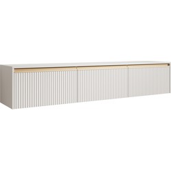 Meubella - TV-Meubel Remy - Wit - 182 cm