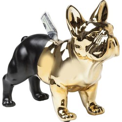 Kare Spaarpot Bulldog Gold/Black