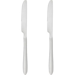 Secret de Gourmet bestek Messen Nevis - 2x stuks - RVS - 23 cm - Messen