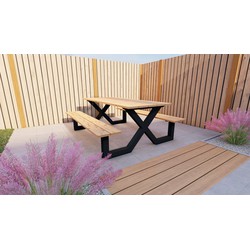 Picknicktafel Model X 200 cm / 250 cm - Outdoor Island