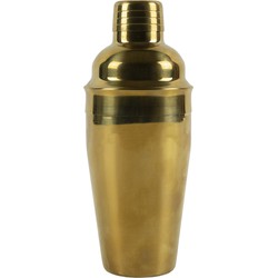 Cocktailshaker 500 ml goud 16 cm - Cocktailshakers