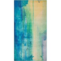Beliani SUSUZ - Laagpolig-Blauw-Polyester