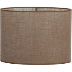 Light & Living - kap - Caden - bruin - textiel - E27 - 3538915