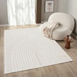 Binnen- En Buitenkleed - Toscana Japandi Crème - 200 X 280 CM