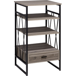 KEENE - Boekenkast - Taupe - Vezelplaat