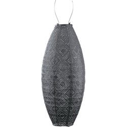 LUMIZ Solar tuinverlichting Mosaic Long Oval - 20 cm - Donker Grijs