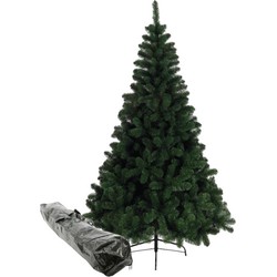 Kunst kerstboom/kunstboom - 120 cm - in opbergzak - groen - Kunstkerstboom