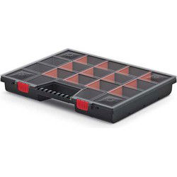 Kistenberg Sorteerbox/vakjes koffer - 17 vaks - kunststof - 49 cm - Opbergbox
