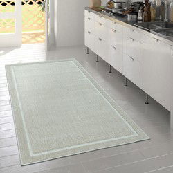 Binnen & Buitenkleed - Vloerkleed Bruliza - Lijstmotief / Kader - Beige - 200x290 cm