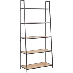 Boekenkast - Naturel - 77x36x174,5cm - Varven