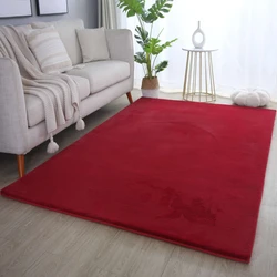 Teresa Hoogpolig Fluffy Rood vloerkleed - - 80 X 250 CM