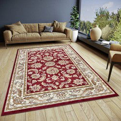 Klassiek vloerkleed - Reni Rood/Crème - 200 X 280 CM