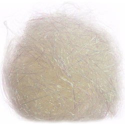 Decoris engelenhaar - 1x - zakje van 20 gr - wit - kerstboom decoratie - kerstversiering - Engelenhaar