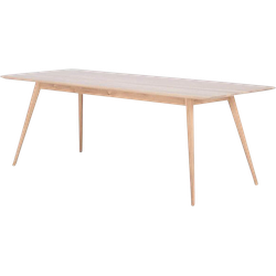 Stafa table houten eettafel whitewash - 200 x 90 cm