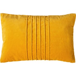 Dutch Decor PAX - Sierkussen velvet 40x60 cm Golden Glow - geel - Dutch Decor