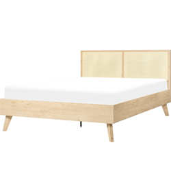 MONPAZIER  - Tweepersoonsbed - Lichthout - 140 x 200 cm - Populierhout