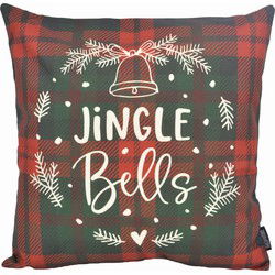 Jingle Bells | 45 x 45 cm | Kussenhoes | Katoen/Linnen