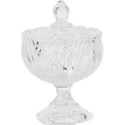 Clayre & Eef Voorraadpot Transparant Glas