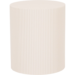 Side Table - Cylinder- MDF - Sand - 39x45cm