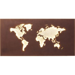 Kare Wandlamp Map LED