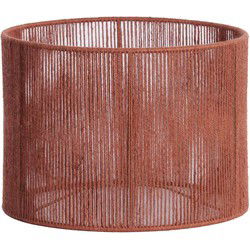 Light & Living - kap - Tossa - rood - textiel - Ø 40cm - E27 - 2240917