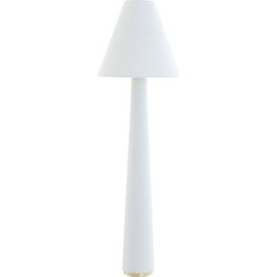 Light & Living - vloerlamp - Devia - wit - textiel - schemerlamp - E27 - 1891643