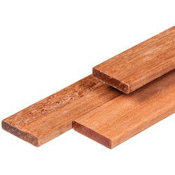 Plank hardhout 1,6x7,0x180 cm Tuindeco