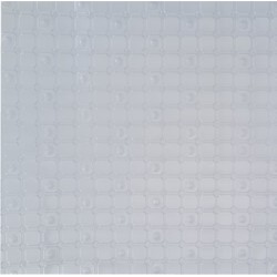 Badmat/douchemat anti-slip transparant geweven patroon 50 x 50 cm - Badmatjes