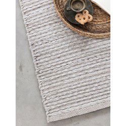MUST Living Carpet Nirvana rectangular large,250x350 cm, grey, 60% Wool, 40% Polyester