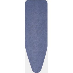 Strijkplankhoes B, 124x38 cm, 8 mm foam - Denim Blue
