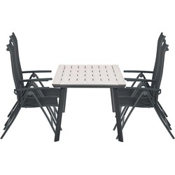 Garden Impressions Santos tuinset 5-delig - Penedo tafel 160x90 cm