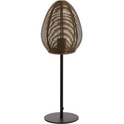 Light & Living - tafellamp - Yaelle - zwart - metaal - E27 - 8055018