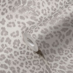 Livingwalls behang panterprint grijs en wit - 53 cm x 10,05 m - AS-385235