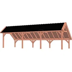 Trendhout douglas kapschuur De Hoeve XL, 990 x 380 cm